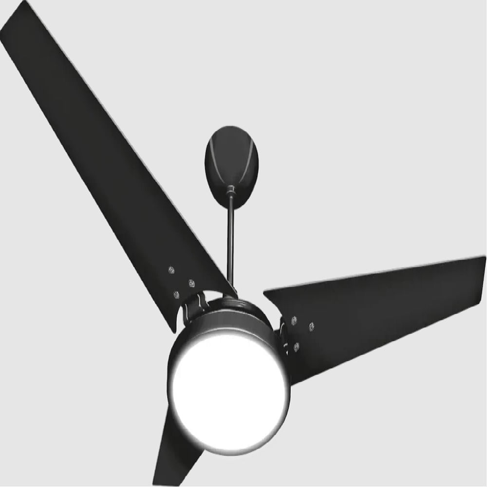 Ventilador de Teto Itacaré 3 Pás Preto 6500K 127V Ventex