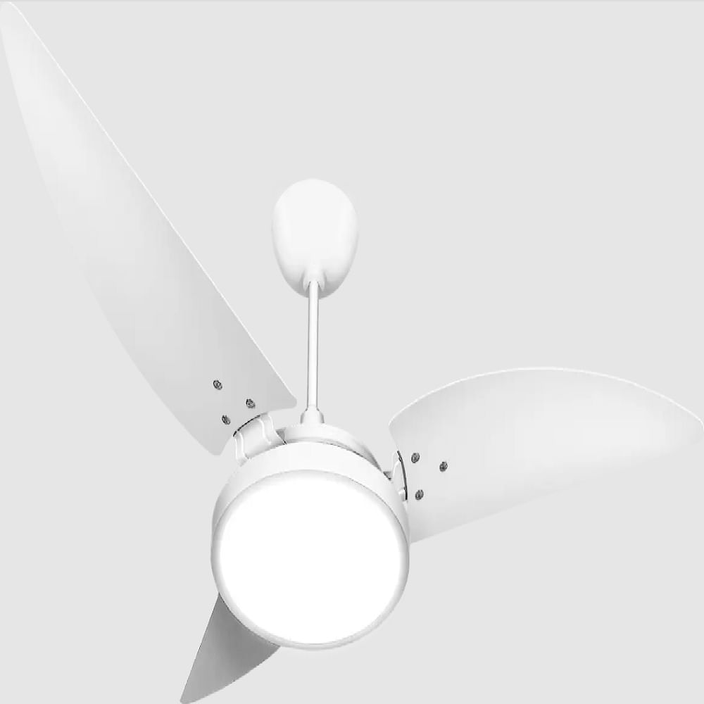 Ventilador de Teto Maragogi 3 Pás Branco 6500K 127V Ventex