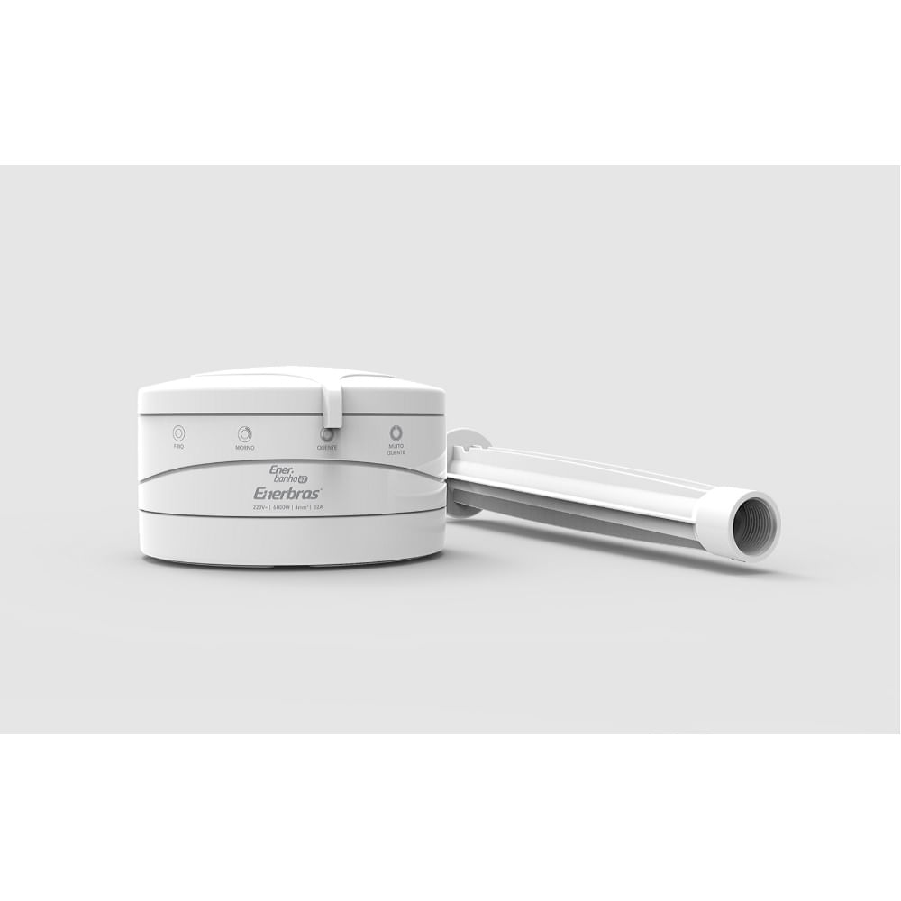Chuveiro Ducha Enerbanho UP 4T 6800w 220v Branca Enerbras Enerbras