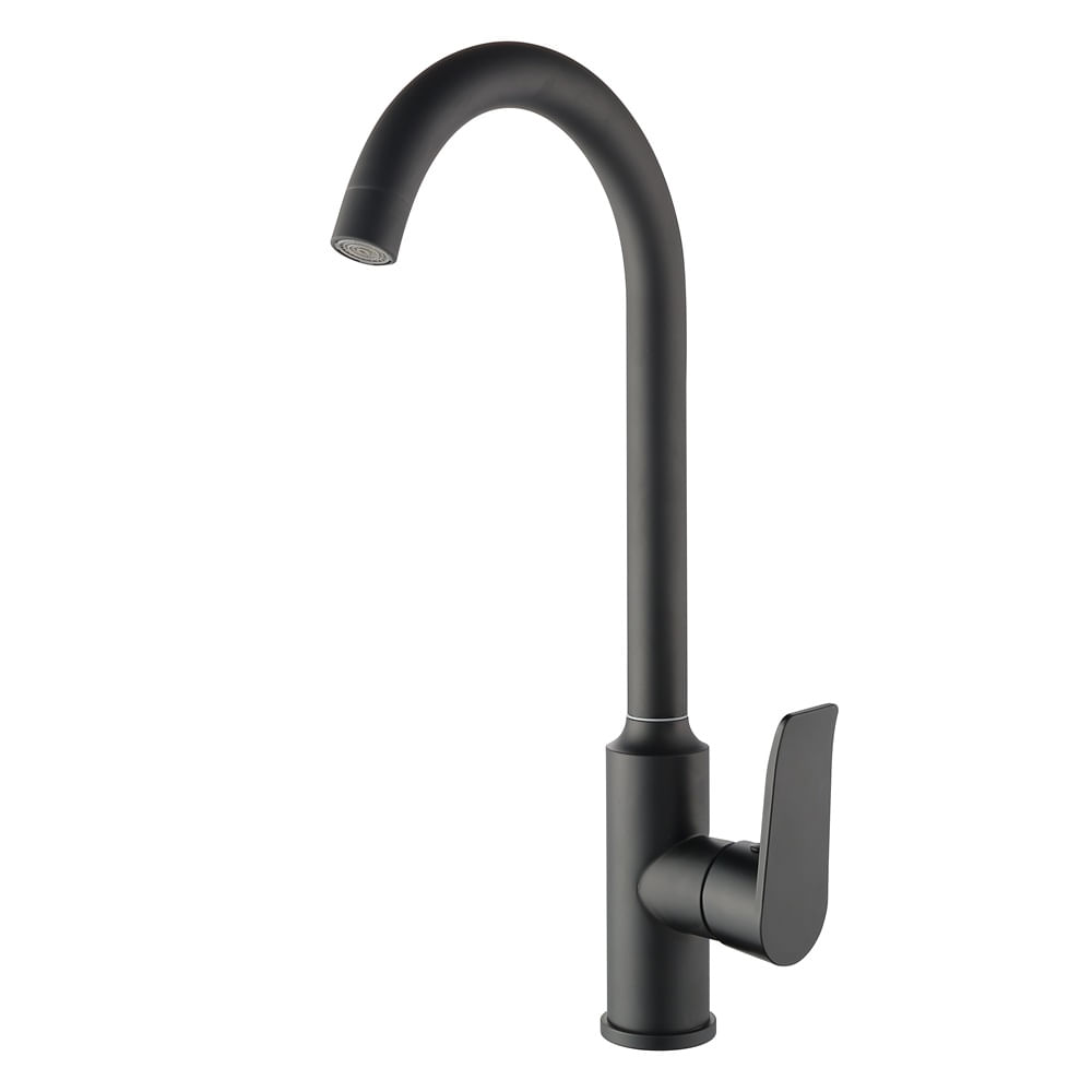 Torneira Monocomando Cozinha Amali Bica U Black Amali