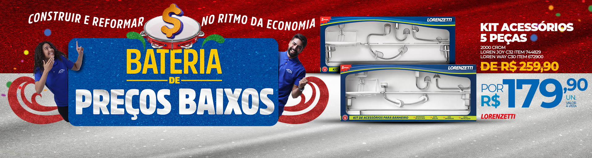 Bateria de Preço Baixo