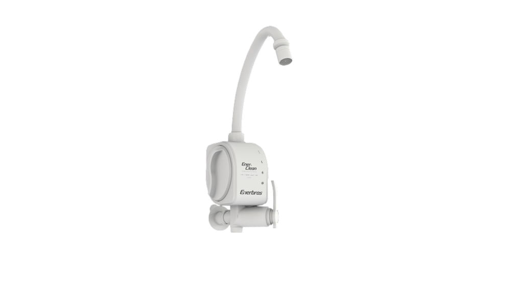 Torneira Eletrica Enerclean 4 temperaturas 220v Branco Parede Enerbras